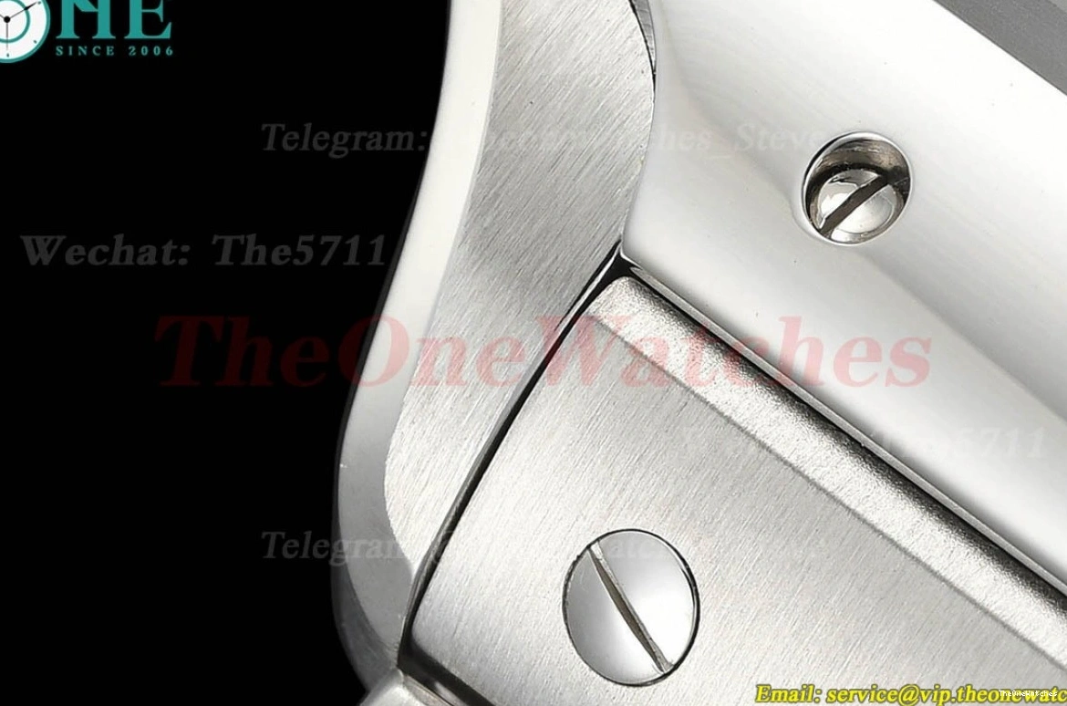 SS Green XL Cartier SS Santos MY9019 BVF De 40mm Dial 1211